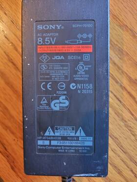 Scph-70100 Sony Scp70100 Oem Playstation 2 Ps2 Slim Ac Adapter Power Supply