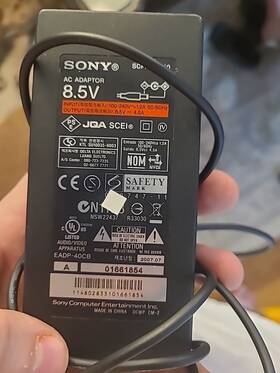 Scph-79100 Sony Scph-7100 Playstation 2 Ac Adaptor 8.5v Oem