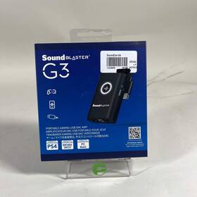 Sb1830 Sound Blaster New G3 Portable Gaming Usb Dac Amp
