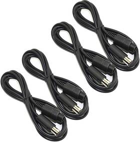 Ssg-014 Ssgamer 4x 6ft Wii/gamecube Extension Cables For Nintendo Wii Gamecube Gcn 4 Pack