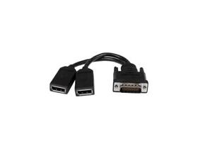 Dmsdpdp1 Star Tech Dms-59 To Display Port 8in Dms 59 2x Dp Y Cable