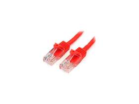 45patch25rd Startech 25 Ft Red Snagless Cat5e Utp Patch Cable