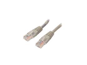 M45patch10gr Startech Startech.com 10 Ft. Cat 5e Gray Network Cable