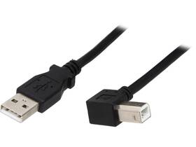Usbab2mr Startech Startech.com Usb 2.0 A To Right Angle B Cable - M/m