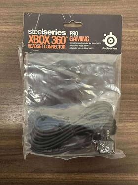 Xql407 Steelseries Pro Gaming Stereo Headset Adapter For Xbox 360 Mint 9e
