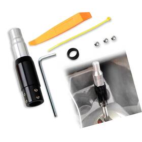 Ccpdtzhq890bl-1ps Strendier Cueclue 1 Pc Shifter Gear Shift Knob Adapter Aluminum Alloy Converter