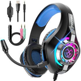 Tatybo 724781900129 Gaming Headset For Pc Ps5 Switch Mobile Headphones Nintendo Wi