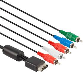4336299019 Teninyu Compatible With Ps2/ps3/ps3 Slim Hdtv-ready Tv Hd Component Av Black