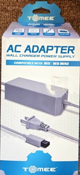 Dce511 Tomee Wii And Mini Ac Adaptor Wall Charger Power Supply By