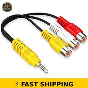 Totowood 293033950736 Av Adapter Cable For Tcl Tv - 9in Rca To Input