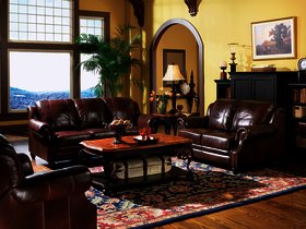 Bm163491 Traditional Three Seat Sofa Burgundy Brown