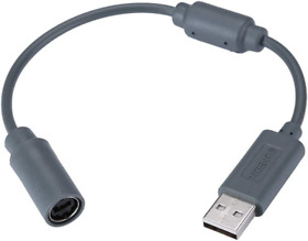 Trenro Wired Controller Usb Breakaway Cable Microsoft Xbox 360 Dongle Adapter