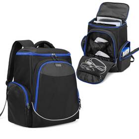 Tn04403 Trunab Gaming Console Backpack For Ps5 Slim Xbox 15. 6 Inch Laptop Travel Carrying Bag