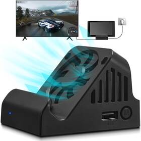 Bbus-yd04-001 Txlbttl Tv Dock Station Cooling Fan For Switch Console/oled - Portable 4k Black