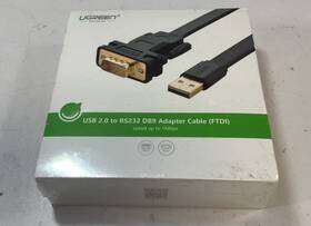 X000pa6g2r Ugreen 20206 Up To 1mbps Usb 2.0 Rs232 Db9 Adapter Cable Black Inch M3c