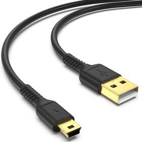 Uliftus Hx01an100b1p 3ft Mini Usb Cable Standard 2.0 To B Male Charger 3 Feet Black