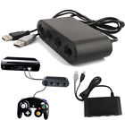 Unbranded Gamecube Controller Adapter Converter For Nintendo Wii U Super Smash Bros Pc Usb 0733180822642