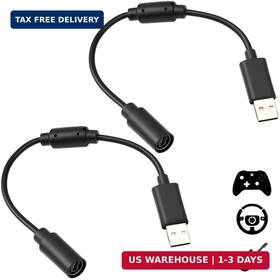 Uscauk 653969829122 2 Pack Usb Breakaway Cable For Logitech G920 G923 G27 G29 Xbox 360 Controlle