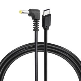 Uxcell 601968567903 60w Pd Trigger Cable 20v 3a 4.0x1.7mm Type-c Right Angle Power Cord 2.0m