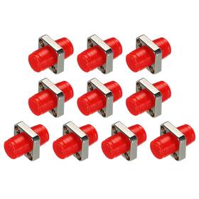 Uxcell 634149393190 Fiber Optical Coupler Fc To Upc Square Flange Single Mode Simp-lex 10pcs