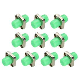 Uxcell 634149393206 Fiber Optical Coupler Fc To Fc/apc Square Flange Single Mode Simplex 10pcs