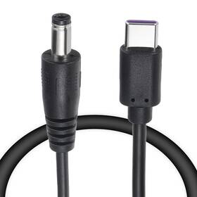 100w Uxcell 664694644447 1ft Usb C To Dc Pd Power Fast Charging Cable 5.5x2.1mm 100w/20v Black