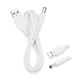 Uxcell 686687145496 Usb To Dc Power Cable 2a 5v Cord 5.5mmx2.5mm Connector 3.3ft White