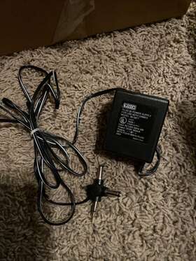 80-0877 Vtech Plug-in Power Supply 4 Way 0491 Adapter Dc9v Games Cord Wall Oem
