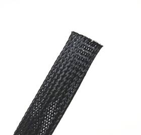 25ft-1.25 Wang-data Wd-0233 Inch Pet Expandable Braid Sleeving Black Cable Management Sl