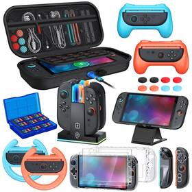 Ntt100 Waxity 23 In 1 Case Accessories Bundle For Nintendo Switch 2 2025 Travel Car
