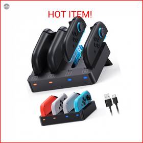 Waxity Ntt44 Both For Switch 2 And 1 Controller Charger Nintendo 2025 H