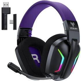 Weseary 602835928940 Wireless Gaming Headset For Ps5 Ps4 Pc Laptop Mac Switch Dual L
