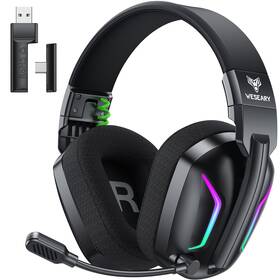 Weseary 602835928995 Wireless Gaming Headset For Ps5 Ps4 Pc Laptop Mac Switch Dual L