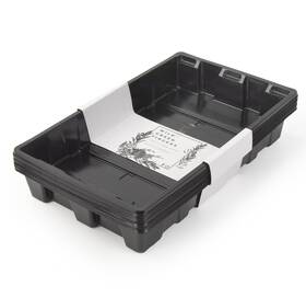 4322434518 Wild Green Fingers 10 Seed Starting Plant Growing Trays Without Holes - Durable Reusable Gr