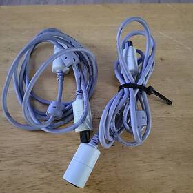 Wiresmith 797734023923 Lot - 2x Wired 6 Ft Controller Cord Extension Cable For Sega Dreamcast