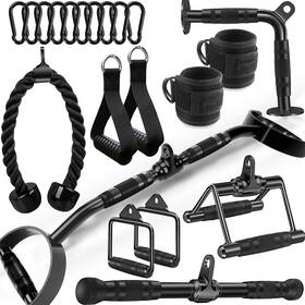 Wnoey 726223204499 Cable Machine Attachment Lat Pulldown Attachments Accessories F