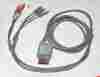 X890172-001 Microsoft Genuine Original Official Oem Xbox 360 Component Hd A V Video Cable