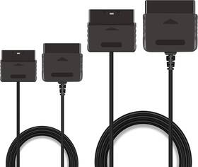 Xahpower 445003640618 2pack 6ft Controller Extension Cable For Ps2 1.8m Son