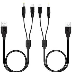 Ce-nib-34 Xahpower 2 Pack Psp Charger Cable Portable Usb Power Cord 4 Feet Black