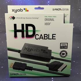1080 Xyab 093149413534 Original Xbox Hd Link Cable Cord Full Hdmi Upscale S-pro Edition New