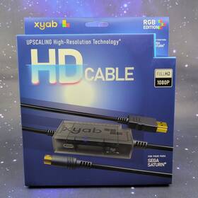 1080 Xyab 093149414074 Sega Saturn Hd Link Cable Cord Full Hdmi Rgb Edition Upscaling New