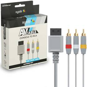 Xyab 810176600252 Av Audio Video Composite Cable For Nintendo Wii / U