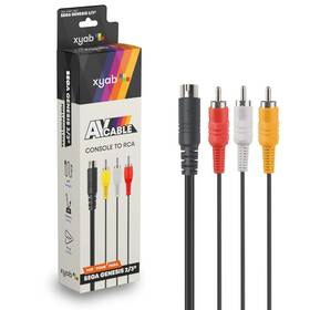 Xyab 810176600276 Av Audio Video Composite Cable For Sega Genesis Model 2 / 3