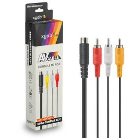 P10639 Xyab Av Composite Cable Sega Genesis 2/3 Brand New