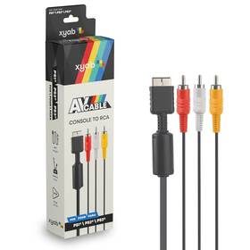 P20306 Xyab Playstation Ps1/ps2/ps3 Av Composite Cable Brand New