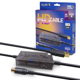 P94429-r Xyab Sega Genesis Model 1 - Hd Tv Link Cable Cord Full 1080 Hdmi New