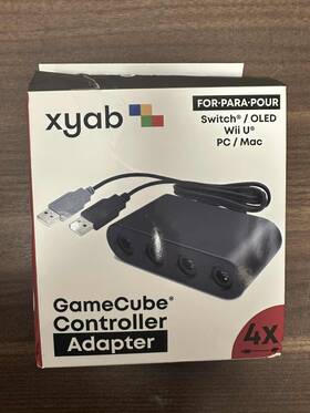 Vrm147 Xyab Gamecube Controller Adapter Compatible With Switch Oled Wii U Pc Mac 0e