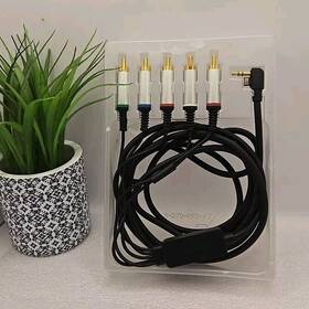 Cca26 Yobo Psp Slim 2000 / 3000 Component Av Cable - Gold Plated Hd Tv Wires New Open Box