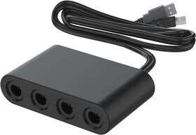 Sw-224-y Yoxxzus Gamecube Controller Adapter For Switch 2 And 1/oled Pc Wii U Black