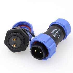 Weipu-sp21 Zblzgp Weipu Sp21 2 Pin Waterproof Connectors Plug Socket Industrial Power Panel Mou